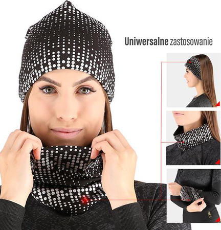 Komin odblaskowy chusta bandana wielofunkcyjna Nils okn0477