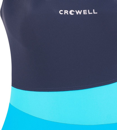 Kostium kąpielowy damski Crowell Lola kol.02 granatowo-niebieski