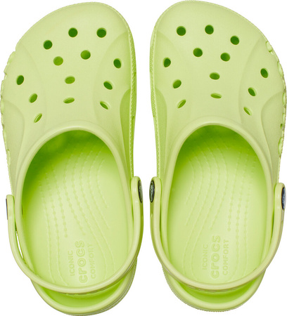 Chodaki sandały klapki dla dzieci Crocs Baya Clog T limonka 207012 3U4