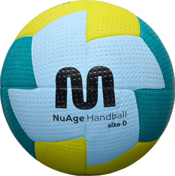 Piłka ręczna Meteor Nuage Mini 0 niebiesko-żółta 16696