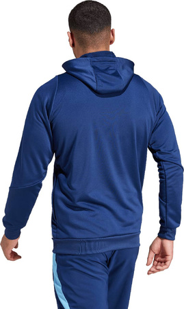 Bluza męska adidas Tiro 24 Training Hoodie niebieska IR9398
