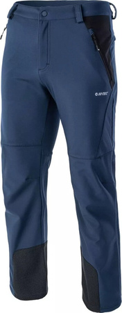 Męskie spodnie turystyczne trekkingowe softshellowe Hi-tec Astoni membrana 10000mm rozmiar XXL