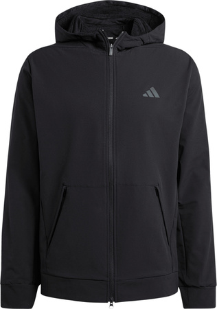 Bluza męska adidas Designed for Training COLD.RDY Full-Zip Hoodie czarna IN5607
