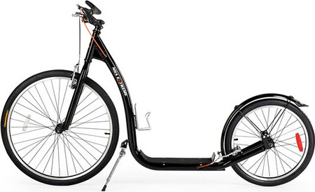 Hulajnoga rowerowa z dużymi pompowanymi kołami Nils Extreme WHS261 czarna 26/20"