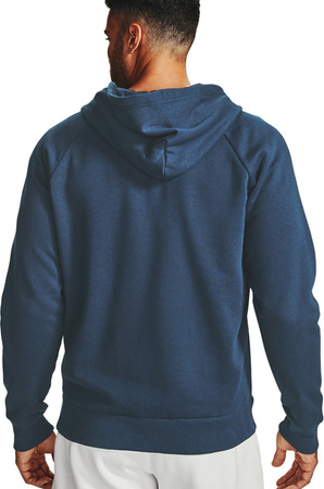 Bluza męska Under Armour Rival Fleece FZ Hoodie granatowa 1357111 408