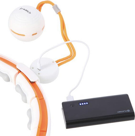 Zestaw Hula hop magnetyczny z licznikiem pas wyszczuplający HMS 71 - 106 cm