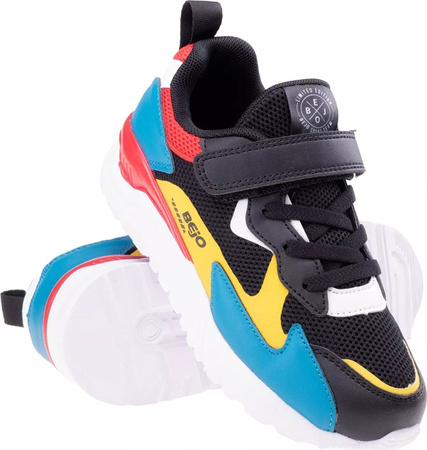 Dziecięce sneakersy Bejo AGEPI JR black/green/yellow/red rozmiar 32