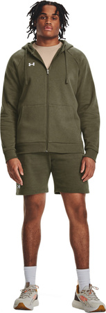 Bluza męska Under Armour Rival Fleece FZ Hoodie khaki 1379767 390