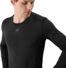 Koszulka męska Longsleeve 4F M372 czarna 4FWSS25TFLOM372 20S