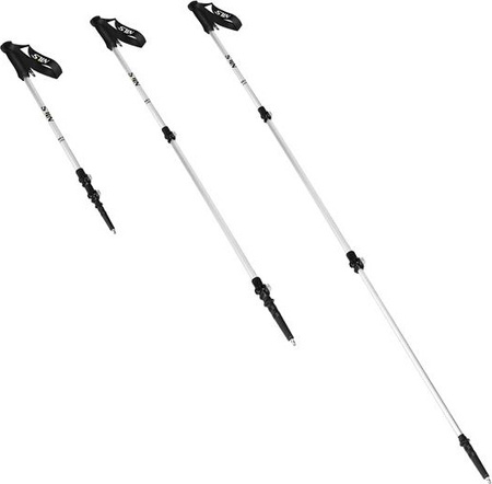 Kijki trekkingowe Nils Aluminiowe TK8602 regulowane 65-135cm