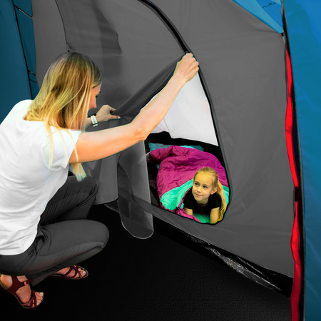 Namiot kempingowy niebieski-jasno szary highland iv Nils camp nc6431