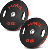 Talerz olimpijski ogumowany 2 x 25 kg HMS TOG25 2 x 25 kg