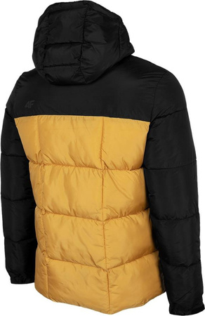 Kurtka męska 4F żółto-czarna H4Z22 KUMP009 71S