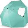 NC17114 PARASOL/PARAWAN PLAŻOWY 2W1 XXL 240 CM ZIELONY NILS