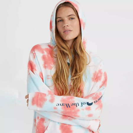 Damska bluza O'neill WOW HOODIE pink ice cube tie dye rozmiar M