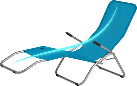 NC3017 LEŻAK TURYSTYCZNY/PLAŻOWY TURKUSOWY NILS