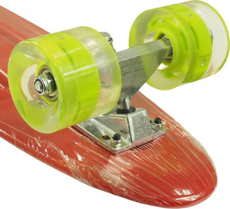 Deskorolka plastikowa Fiszka 22" LED PW-506