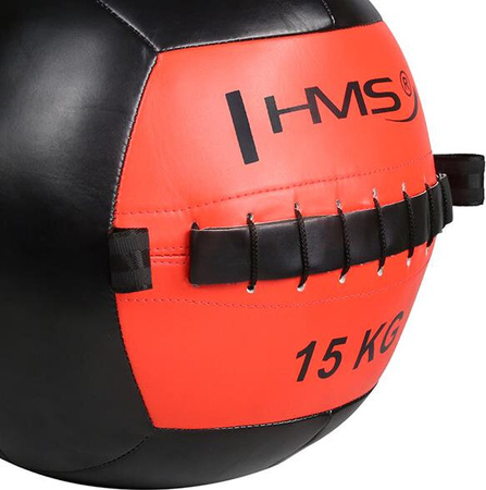 Piłka lekarska do ćwiczeń crossfit fitness Wall Ball HMS WLB 15 kg