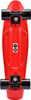 Deskorolka fiszka pennyboard plastkowa Meteor czerwono-czarna 22626