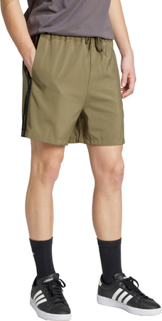 Spodenki męskie adidas Essentials 3-Stripes Chelsea oliwkowe JW1901