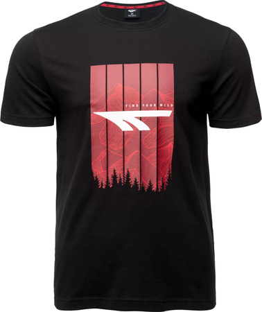 Męska koszulka z krótkim rękawem Hi-tec HATINO rozmiar XL