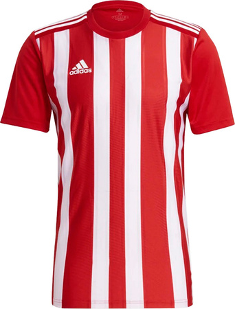 Koszulka męska adidas Striped 21 Jersey czerwono-biała GN7624
