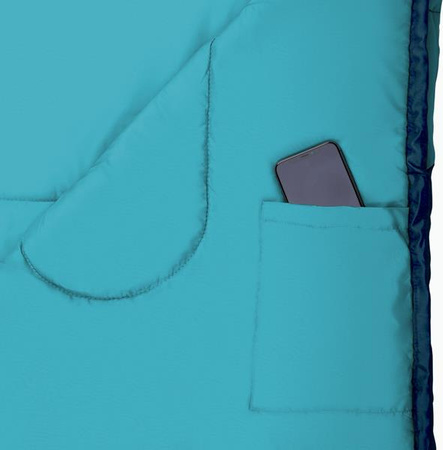 Śpiwór turystyczny mumia Nils Camp NC2008 niebieski 215x75cm