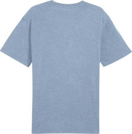Koszulka męska Puma Ess Elevated Relaxed Wash Tee niebieska 688048 34