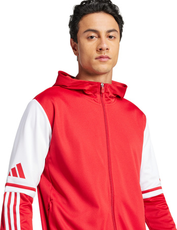 Bluza męska adidas Squadra 25 Hoody czerwona JD2990