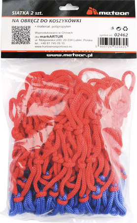 Siatka do kosza Meteor 2szt 02462