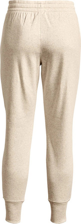 Spodnie damskie Under Armour Rival Fleece kremowe 1356416 783