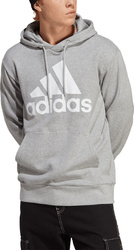 Bluza męska adidas Essentials French Terry Big Logo Hoodie szara IC9364