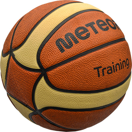 Piłka do koszykówki koszykowa Meteor Cellular 7 brązowo-kremowa 10102