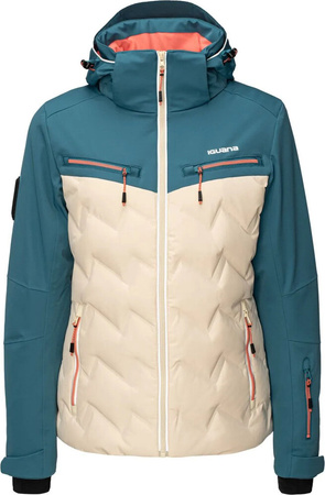 Damska kurtka narciarska ocieplana membrana 10000mm Iguana Ambla W rozmiar XL