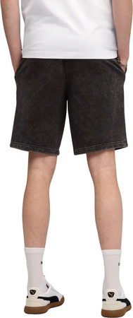 Spodenki męskie Puma Ess Elevated Relaxed Wash czarno-szare 688052 01