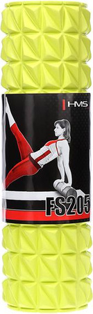 Wałek/Roller HMS FS205 fitness 45 CM limonkowy