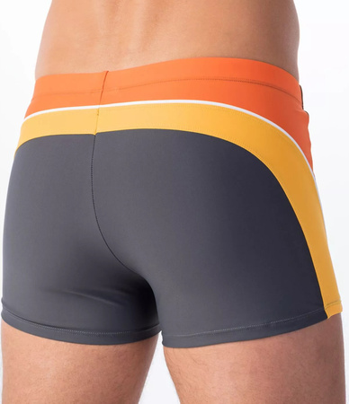 Męskie bokserki kąpielowe Aquawave HELDER forget iron/puffin's bill rozmiar L