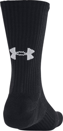 Skarpety Under Armour TC 3pak Crew czarne 1386311 001