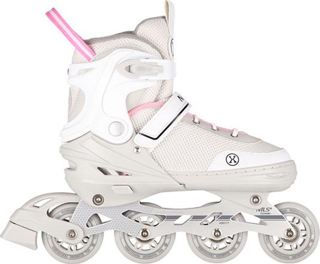 Łyżworolki rolki łyżwy z wymienną płozą hokejową 2w1 Nils Extreme rozmiar M (34-38)