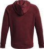 Bluza męska Under Armour Rival Fleece FZ Hoodie bordowa 1357111 690