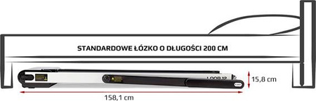 Bieżnia elektryczna HMS LOOP12 czarna