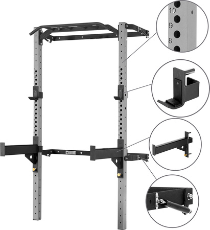 Klatka treningowa składana silver HMS klt22 wielofunkcyjna