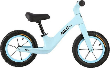 Rowerek biegowy dziecięcy Nils Fun RB100 lekki niebieski