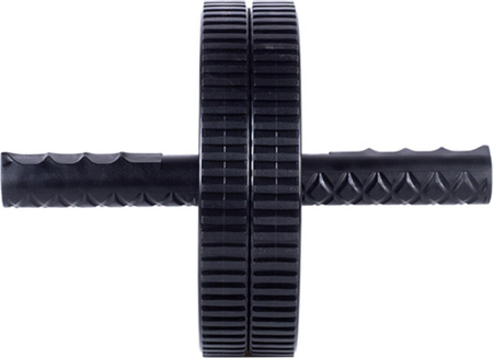 Kółko do ćwiczeń Profit z matą szaro-czarne DK 3218N