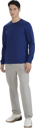 Koszulka męska 4F Longsleeve M432 granatowa 4FWMM00TLONM432 031S