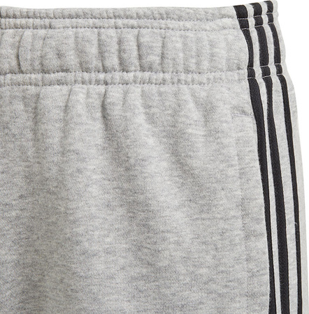 Spodenki dla dzieci adidas Essentials 3 Stripes Knit Short szare DV1797