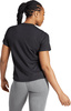 Koszulka damska adidas Versatile Tee czarna IA7748