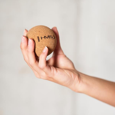 Piłka do masażu HMS blw01 cork pojedyńcza