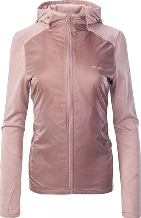 Damska bluza turystyczna treningowa rozpinana z kapturem Iguana Scone rozmiar L