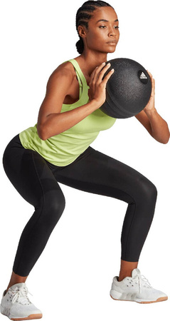 Koszulka damska adidas Top Aeroready Train Essentials Minimal Branding zielona HZ5628